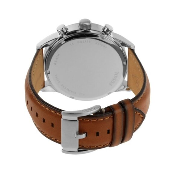 [Express Ship] Fossil Flynn Chronograph Brown Leather Watch - BQ2125 - $160 - Picture 3 of 7